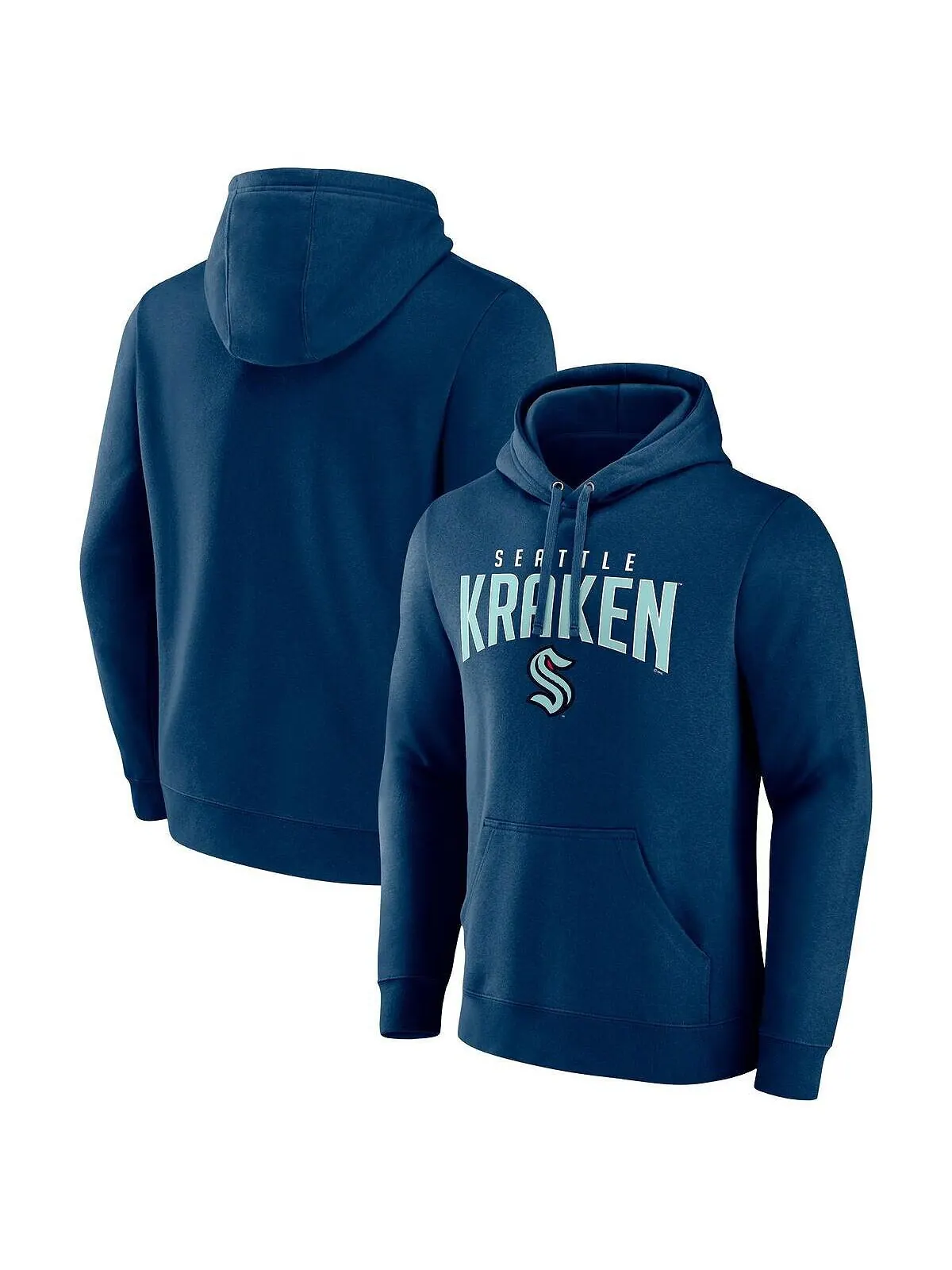 Мужская фирменная темно-синяя толстовка с капюшоном seattle kraken special edition 2.0 wordmark — изображение 1 из 3