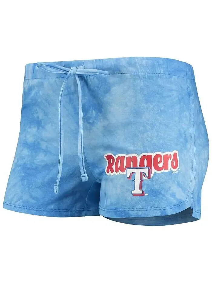 Женский комплект из майки и шорт Royal Texas Rangers Billboard Racerback Concepts Sport — изображение 4 из 4