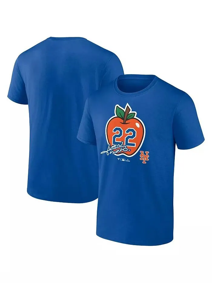 Мужская футболка с номером игрока Juan Soto Royal New York Mets Fanatics — изображение 1 из 4