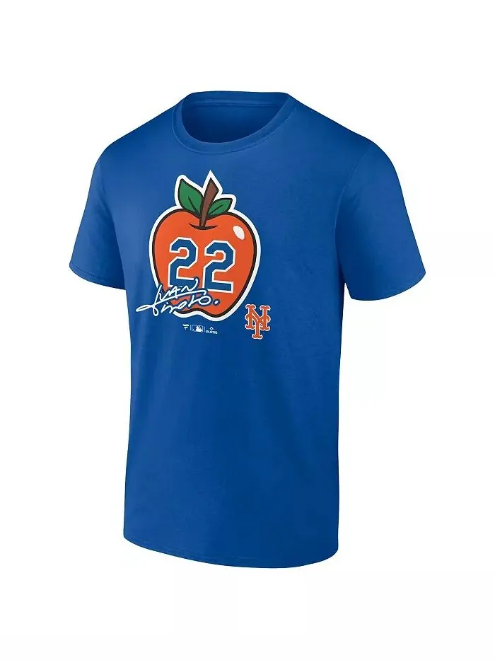 Мужская футболка с номером игрока Juan Soto Royal New York Mets Fanatics — изображение 4 из 4