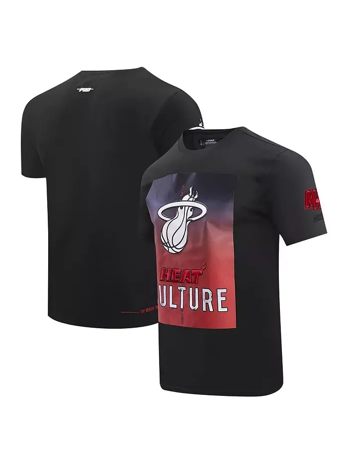 Мужская футболка Miami Heat City Edition 2023 черного цвета Pro Standard