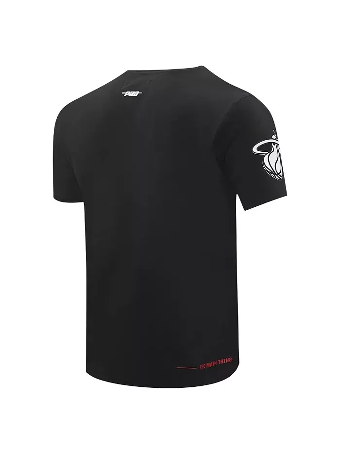 Мужская футболка Miami Heat City Edition 2023 черного цвета Pro Standard — изображение 3 из 4