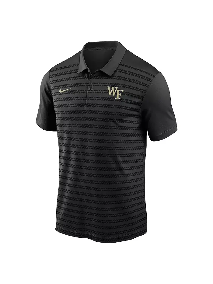 Мужская черная поло Wake Forest Demon Deacons 2024 Sideline Victory Coaches Performance Polo Nike — изображение 3 из 3