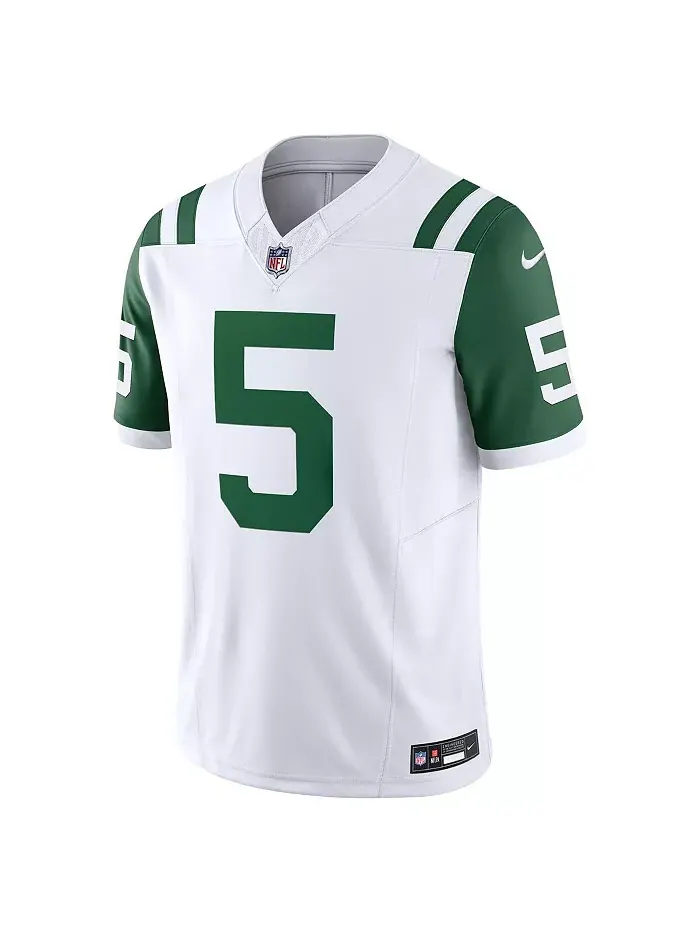 Мужская классическая альтернативная джерси Garrett Wilson New York Jets Vapor F.U.S.E. Limited — изображение 2 из 3