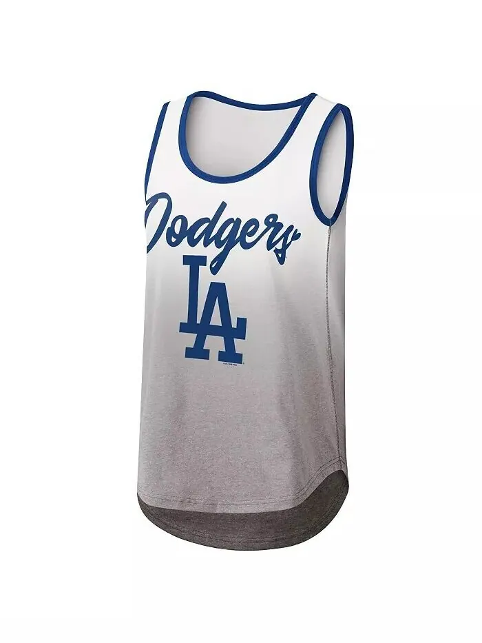 Женская белая майка с логотипом Los Angeles Dodgers в честь вернисажа G-Iii 4Her By Carl Banks — изображение 2 из 3