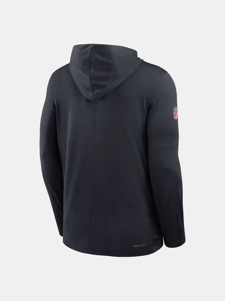 Футболка с капюшоном и длинным рукавом Nike — изображение 2 из 4, темно-синий