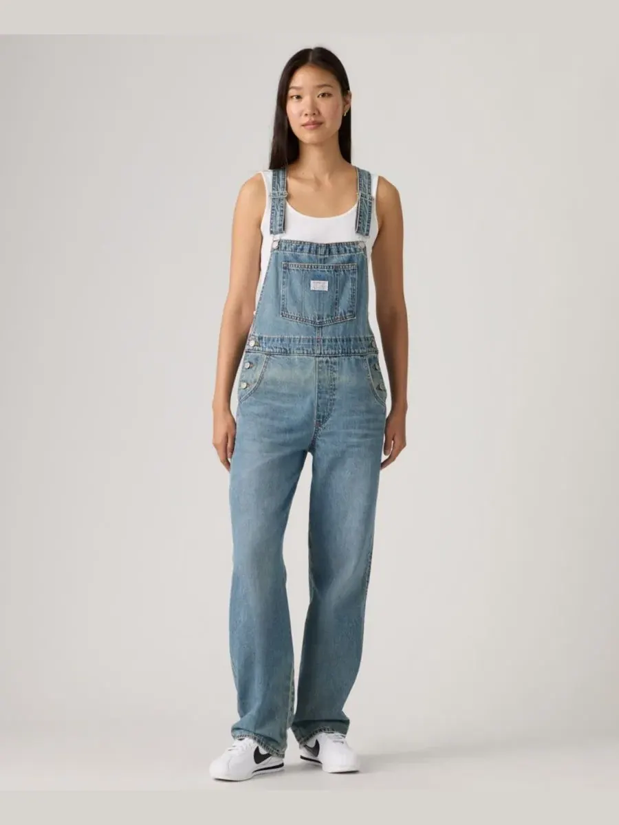 Женский джинсовый комбинезон в винтажном стиле с драпировкой Levi'S