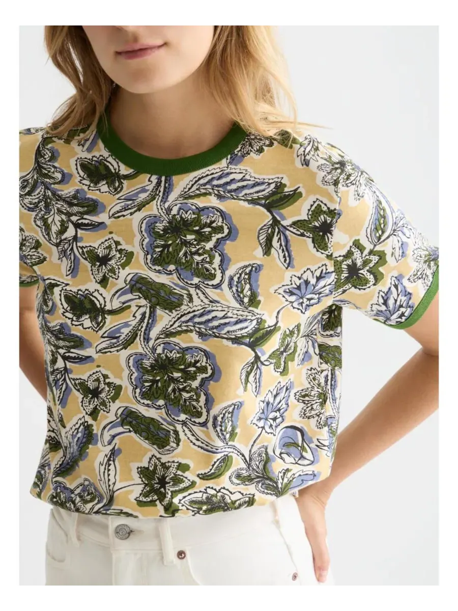 Женская футболка и топы с принтом «Scotch and Soda», стандартного кроя, бандана «Lucky Bandana — изображение 3 из 4