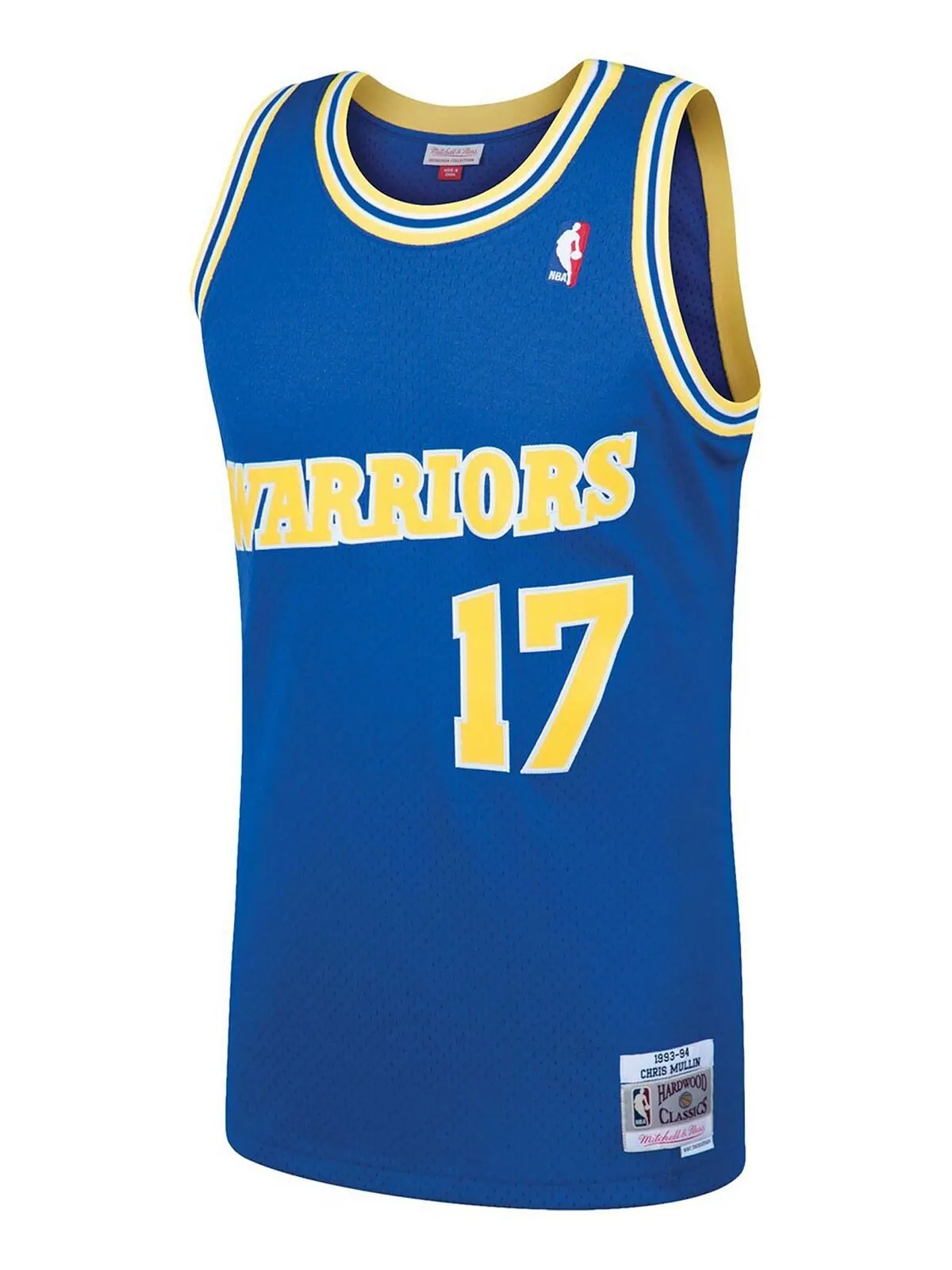 Мужская футболка chris mullin royal golden state warriors 1993-94 hardwood classics swingman player — изображение 2 из 3