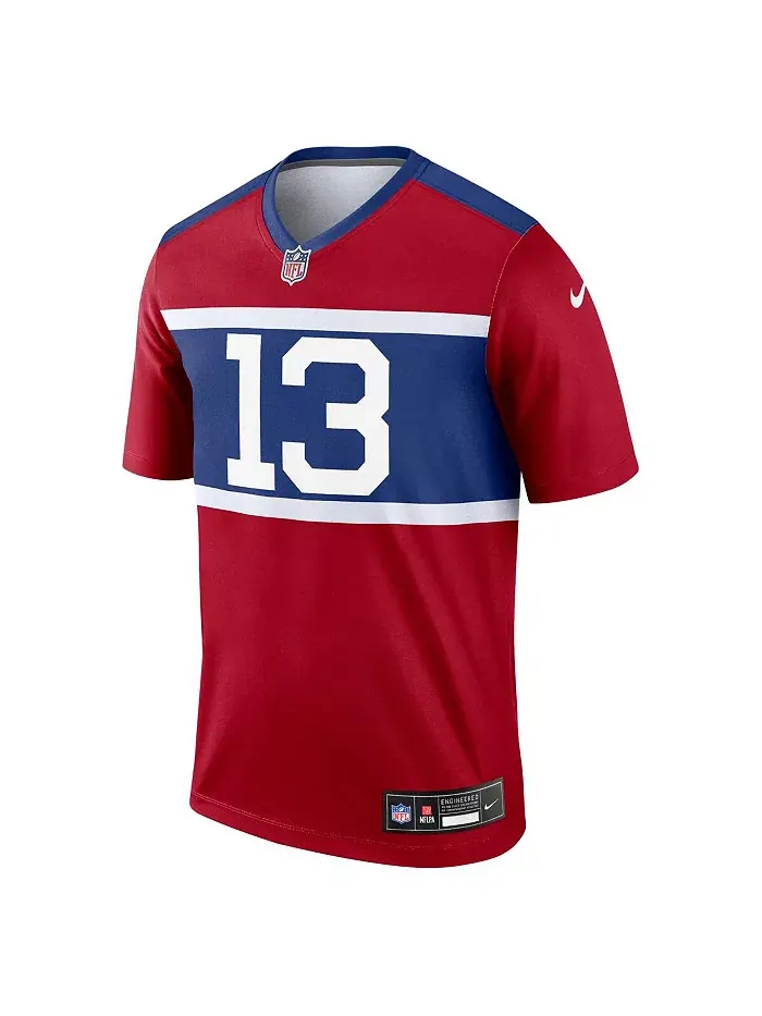Мужская футболка Jalin Hyatt Century Red New York Giants Alternate Legend Player Jersey Nike — изображение 3 из 3
