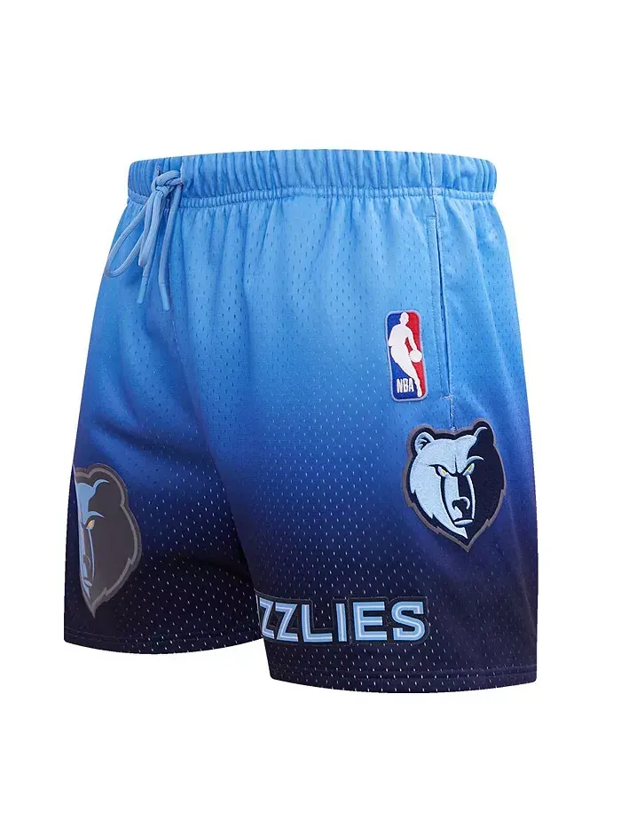 Мужские шорты Memphis Grizzlies с градиентом в синем и голубом цветах из сетчатой ткани Pro Standard — изображение 4 из 4
