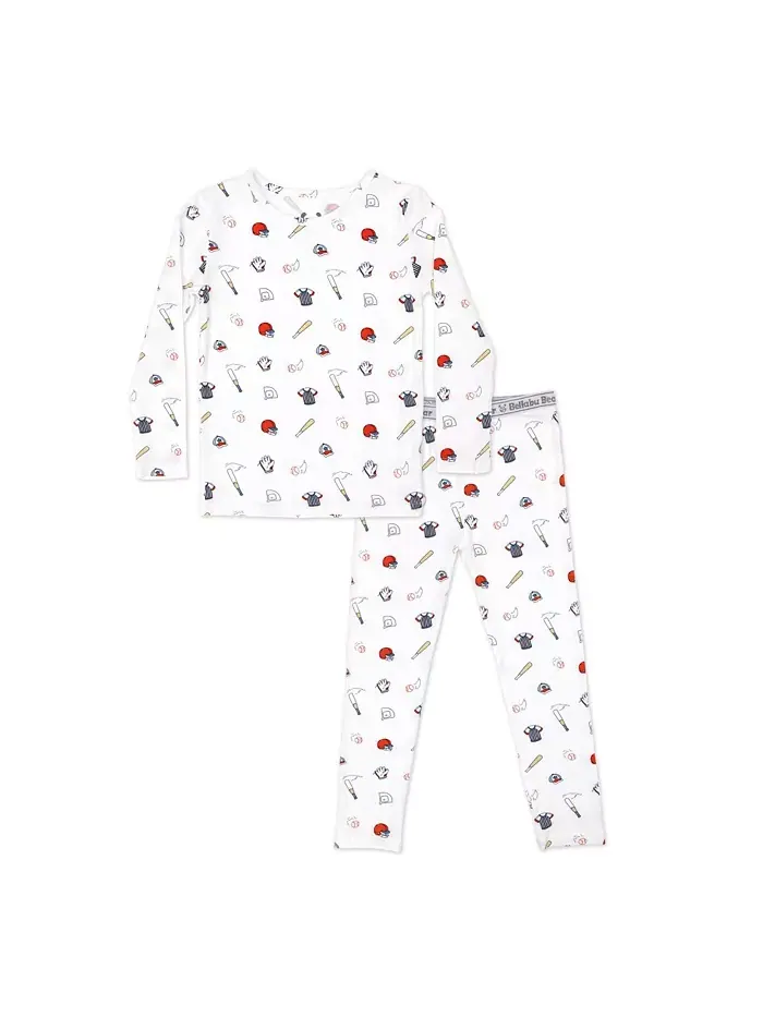 Детский унисекс-комплект пижамы из 2 предметов Baseball Bellabu Bear — изображение 1 из 3