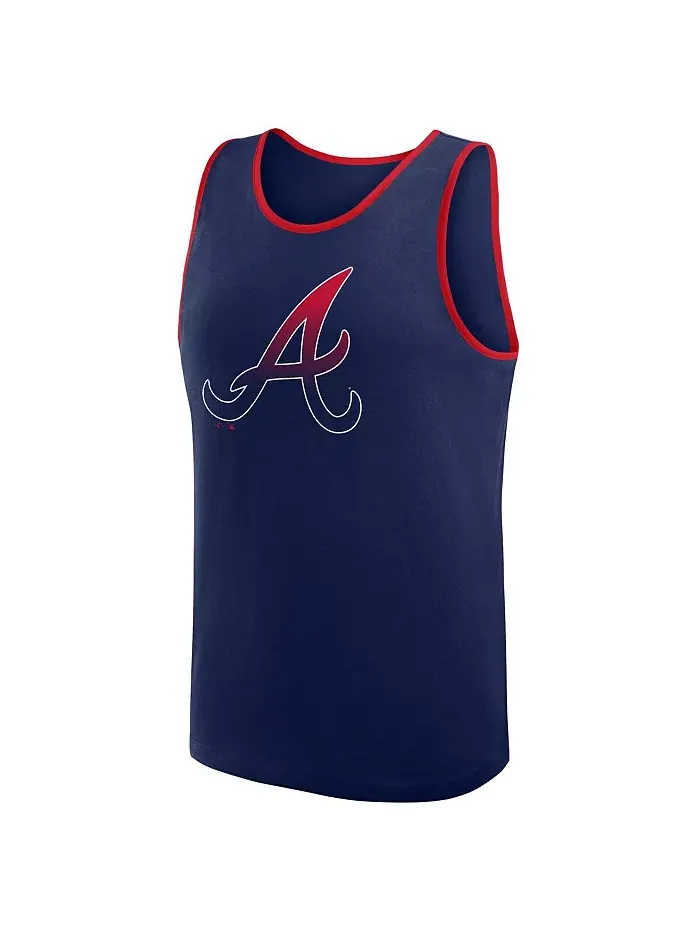 Мужская футболка Atlanta Braves Unmatched Success в синем цвете Logo Athletic — изображение 2 из 3
