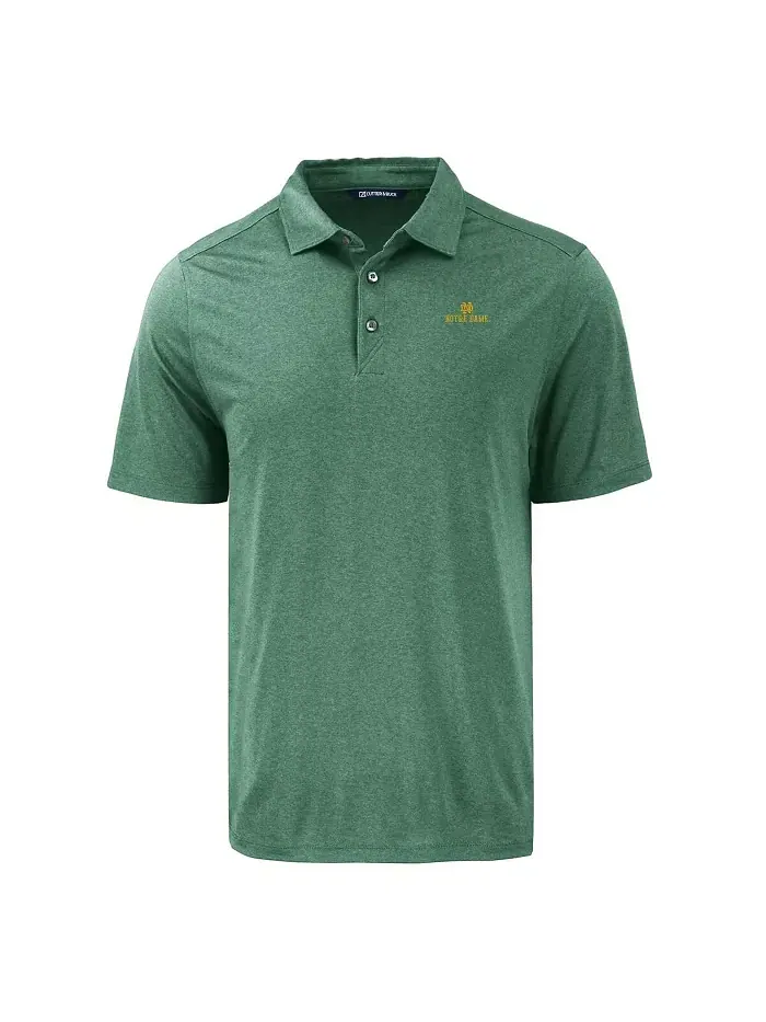 Мужская зеленая поло Epic Comfort Eco Coastline Notre Dame Fighting Irish Cutter & Buck — изображение 3 из 3