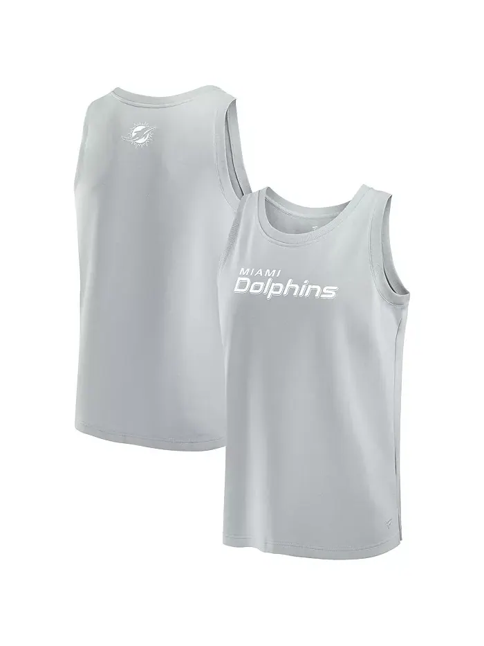 Мужская серая майка Miami Dolphins Elements Fanatics — изображение 1 из 3