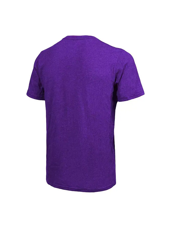 Мужская футболка Threads Heathered Purple Phoenix Suns Ball Hog Tri-Blend Majestic — изображение 3 из 3