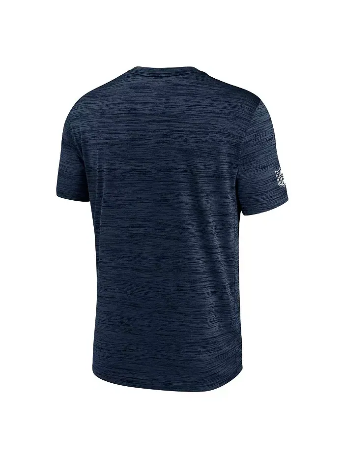 Мужская футболка Big Tall Sideline Velocity Performance Dallas Cowboys в синем цвете Nike — изображение 3 из 3