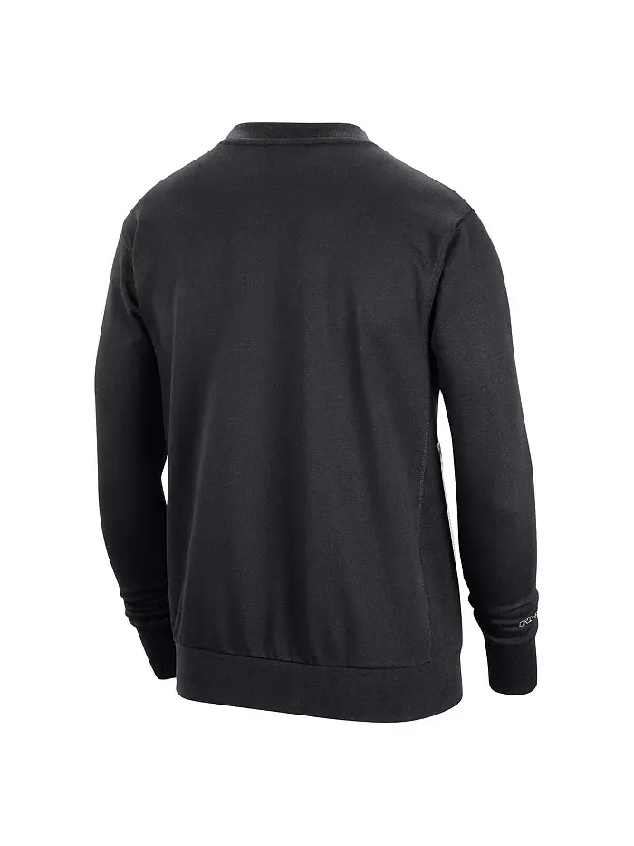 Мужская черная толстовка Brooklyn Nets 2023/24 Authentic Standard Issue Travel Performance Pullover — изображение 2 из 3