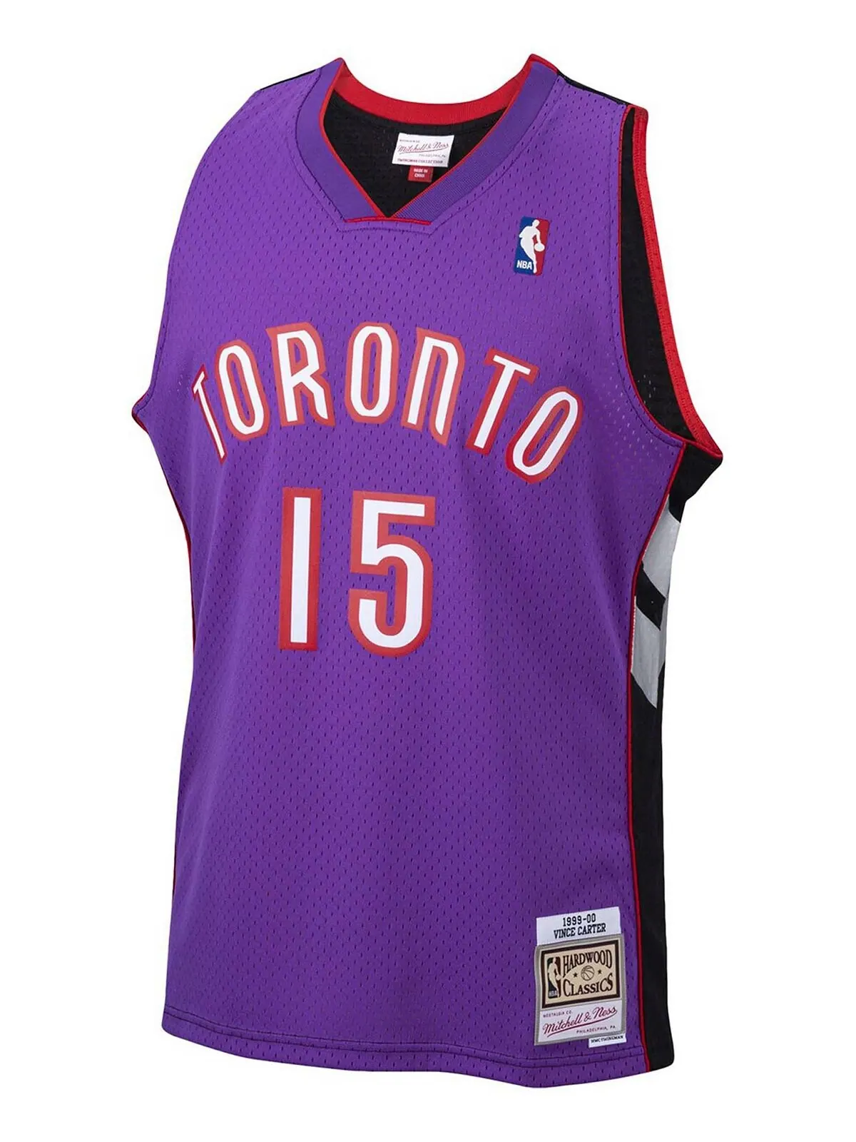 Мужская джерси vince carter purple toronto raptors 1999-2000 hardwood classics swingman Mitchell & — изображение 2 из 3