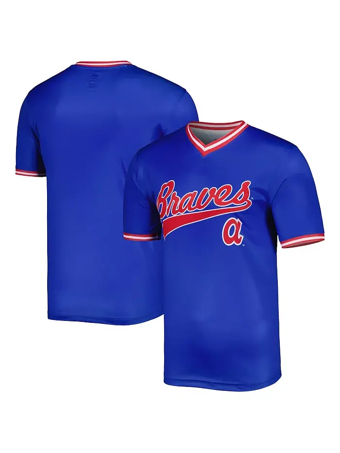 Мужская бейсбольная джерси Atlanta Braves из коллекции Cooperstown Collection Stitches