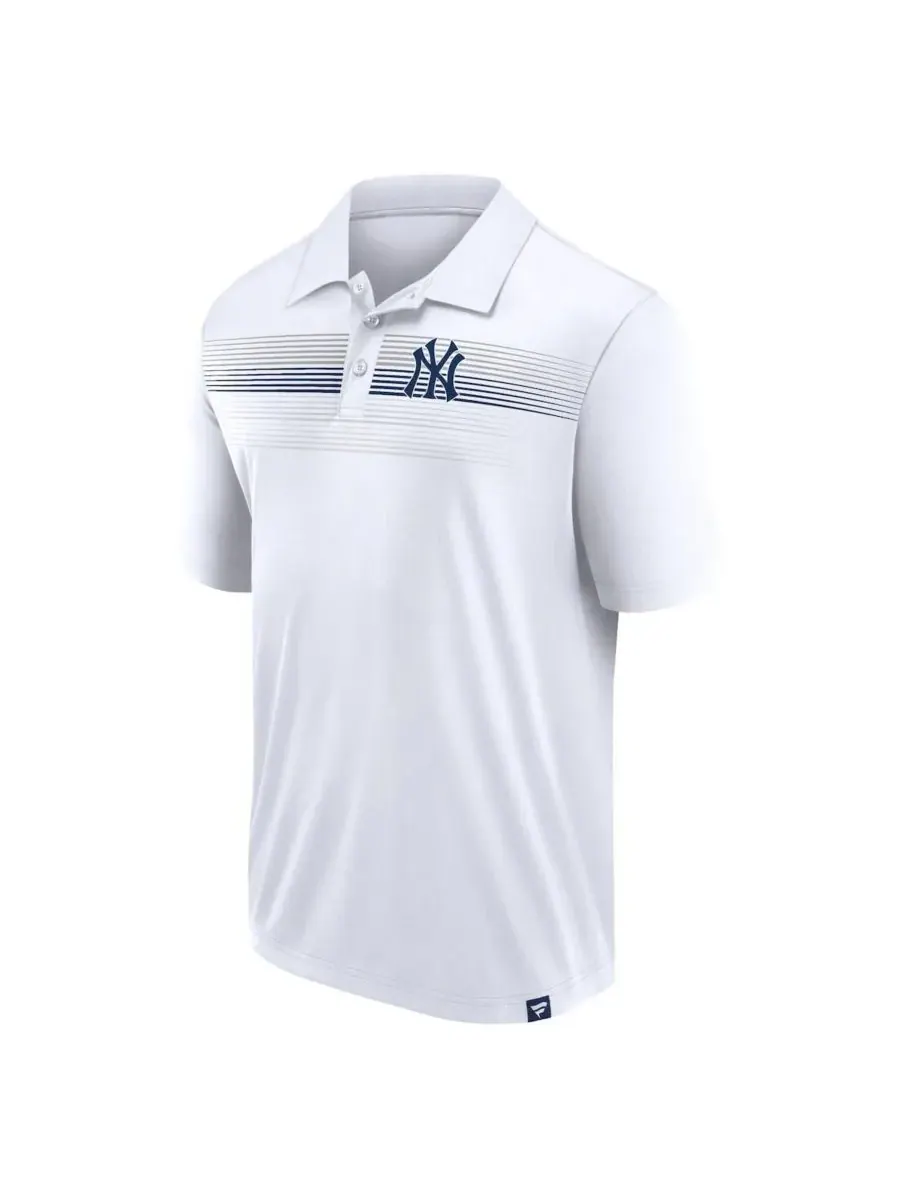 Fanatics Мужская белая поло-рубашка New York Yankees Big Tall Victory For Us из трикотажа — изображение 3 из 3