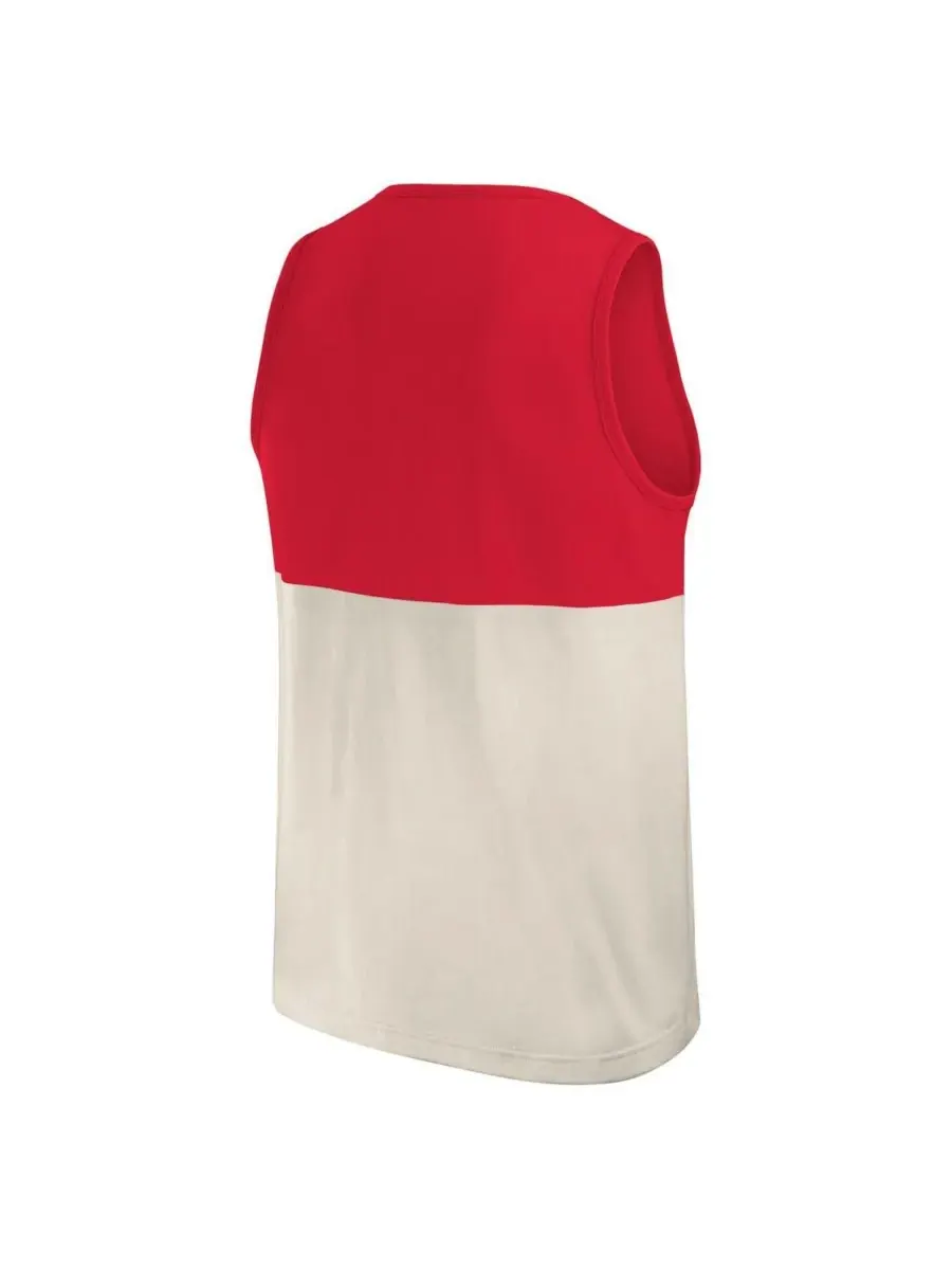 Fanatics Мужская майка Darius Rucker Collection Red Washington Nationals Color Block Tank Top — изображение 3 из 3, красный