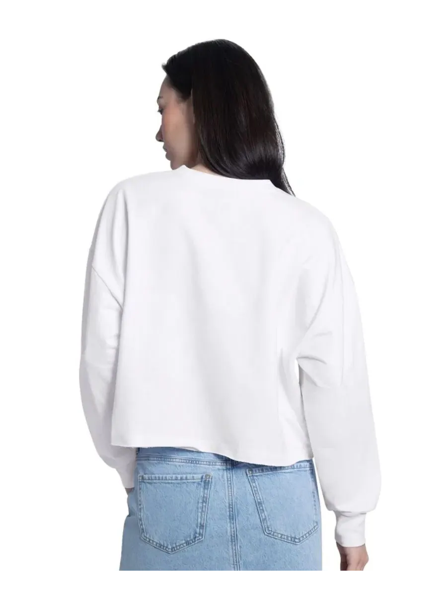 Свитшот женский с принтом Arizona Diamondbacks, Bleachers Cropped Pullover G-III 4Her by Carl Banks — изображение 2 из 3