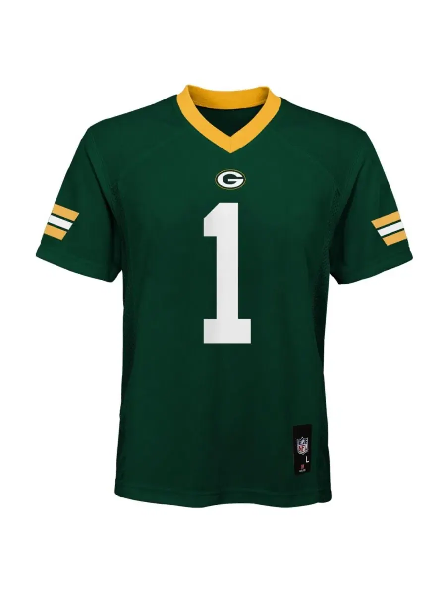 Детская футболка-джерси Micah Parsons Green Bay Packers Replica Outerstuff — изображение 2 из 3, зеленый