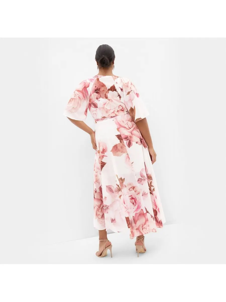 Платье больших размеров с принтом Lovers Lane CITY CHIC, Sunlit petals — изображение 2 из 4