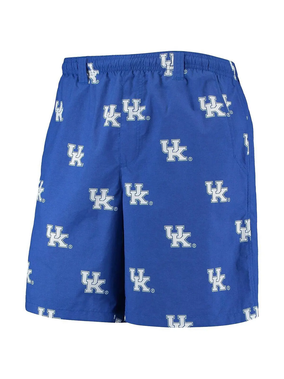 Мужские шорты royal kentucky wildcats backcast ii 8 дюймов omni-shade hybrid Columbia — изображение 2 из 3, королевский
