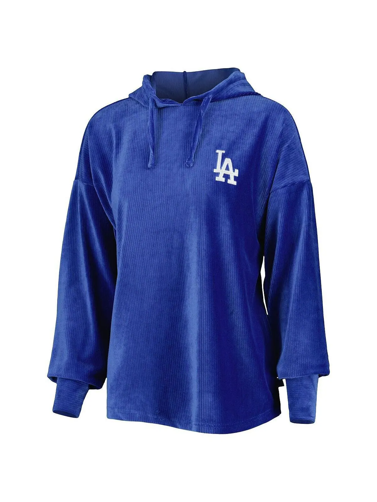 Женский пуловер с капюшоном Royal Los Angeles Dodgers End Line Touch — изображение 4 из 4, королевский