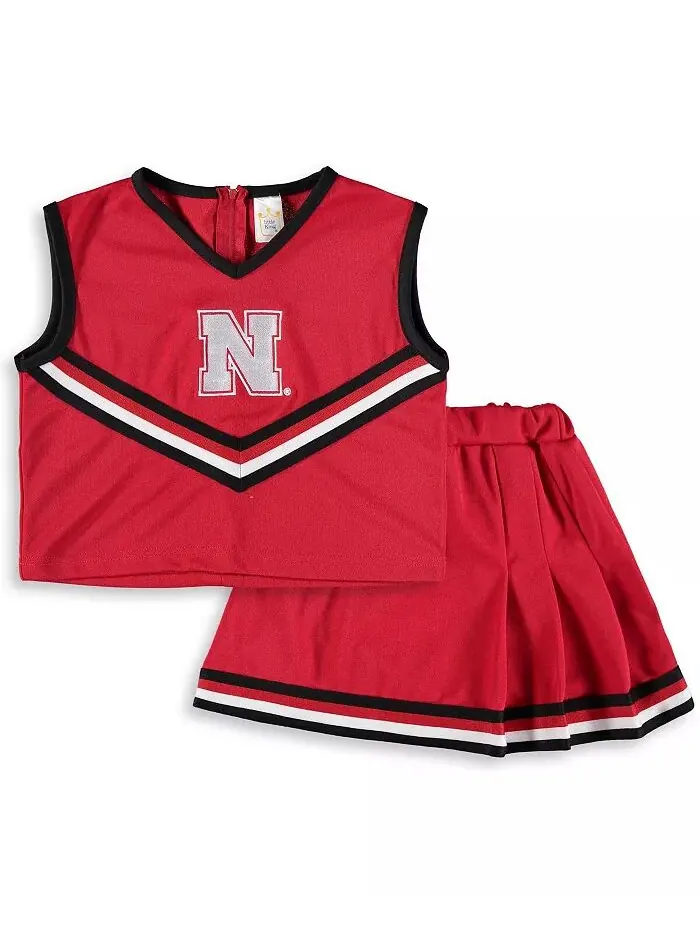 Комплект из двух предметов поддержки Big Girls Scarlet Nebraska Huskers Little King Apparel — изображение 1 из 2