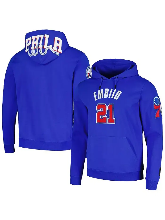Мужская толстовка с капюшоном Joel Embiid Royal Philadelphia 76ers Pro Standard