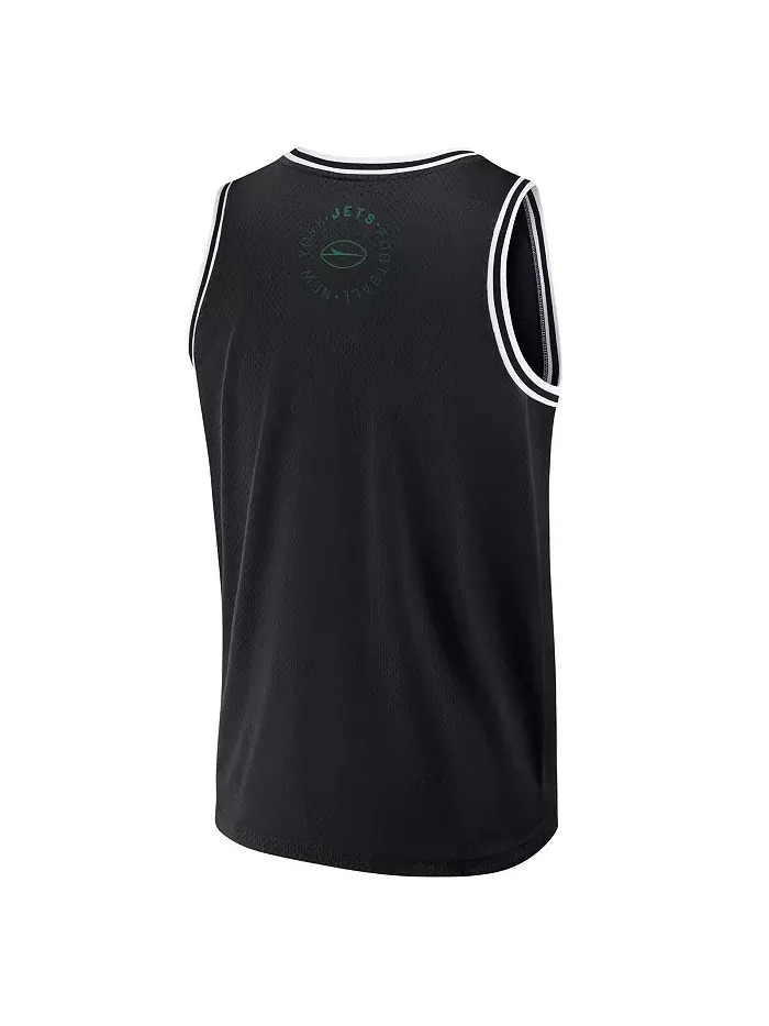 Мужская черная майка-безрукавка New York Jets Elements Future Ground Jersey Fanatics — изображение 3 из 3