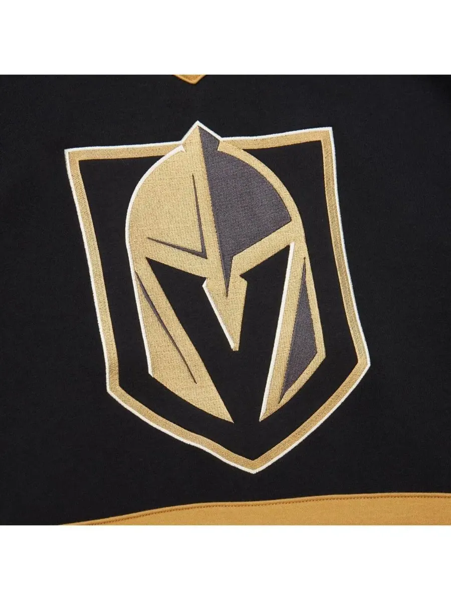 Mitchell & Ness Женская черная толстовка с завязками Vegas Golden Knights Heritage — изображение 2 из 5, черный