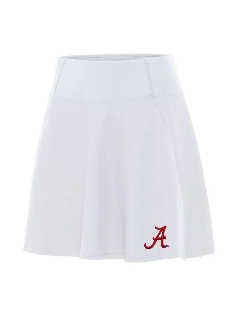 Antigua Женская белая юбка-шорты Alabama Crimson Tide Chip Skort — изображение 1 из 1, белый