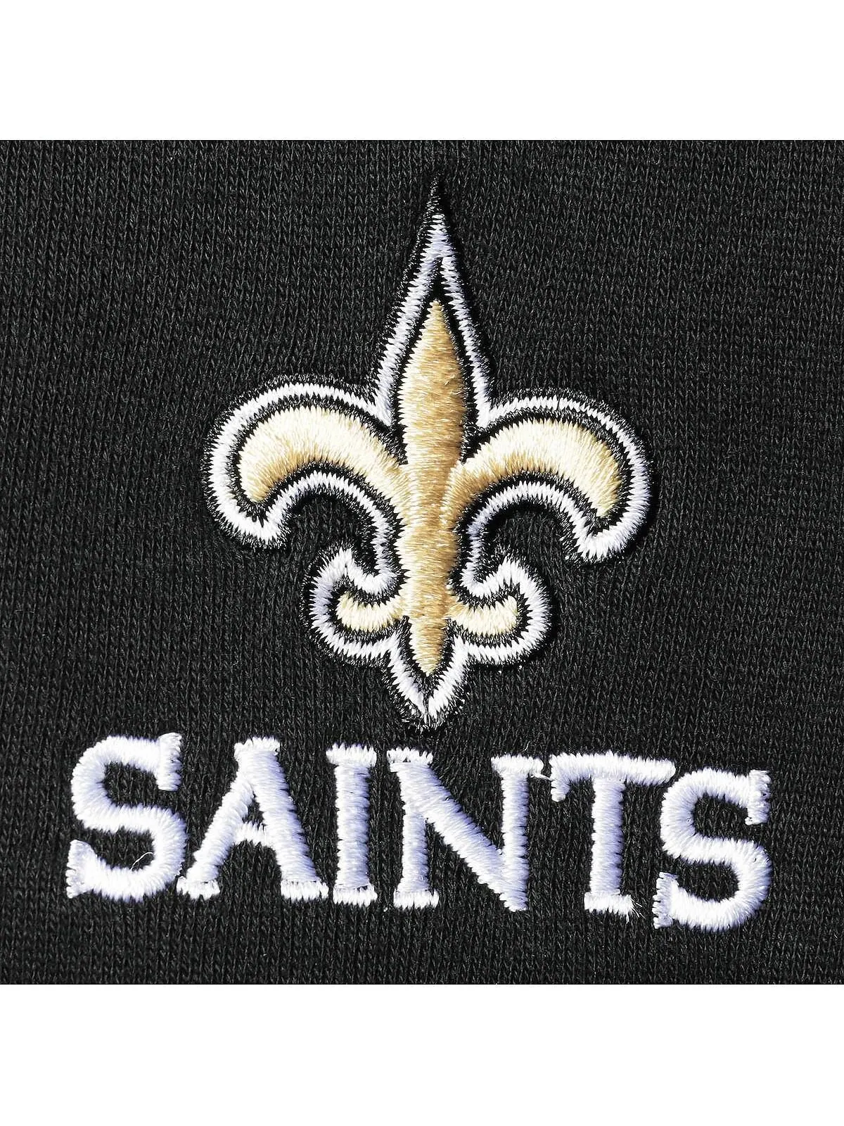 Мужская черная толстовка с молнией во всю длину New Orleans Saints Craftsman на термоподкладке — изображение 4 из 4, черный