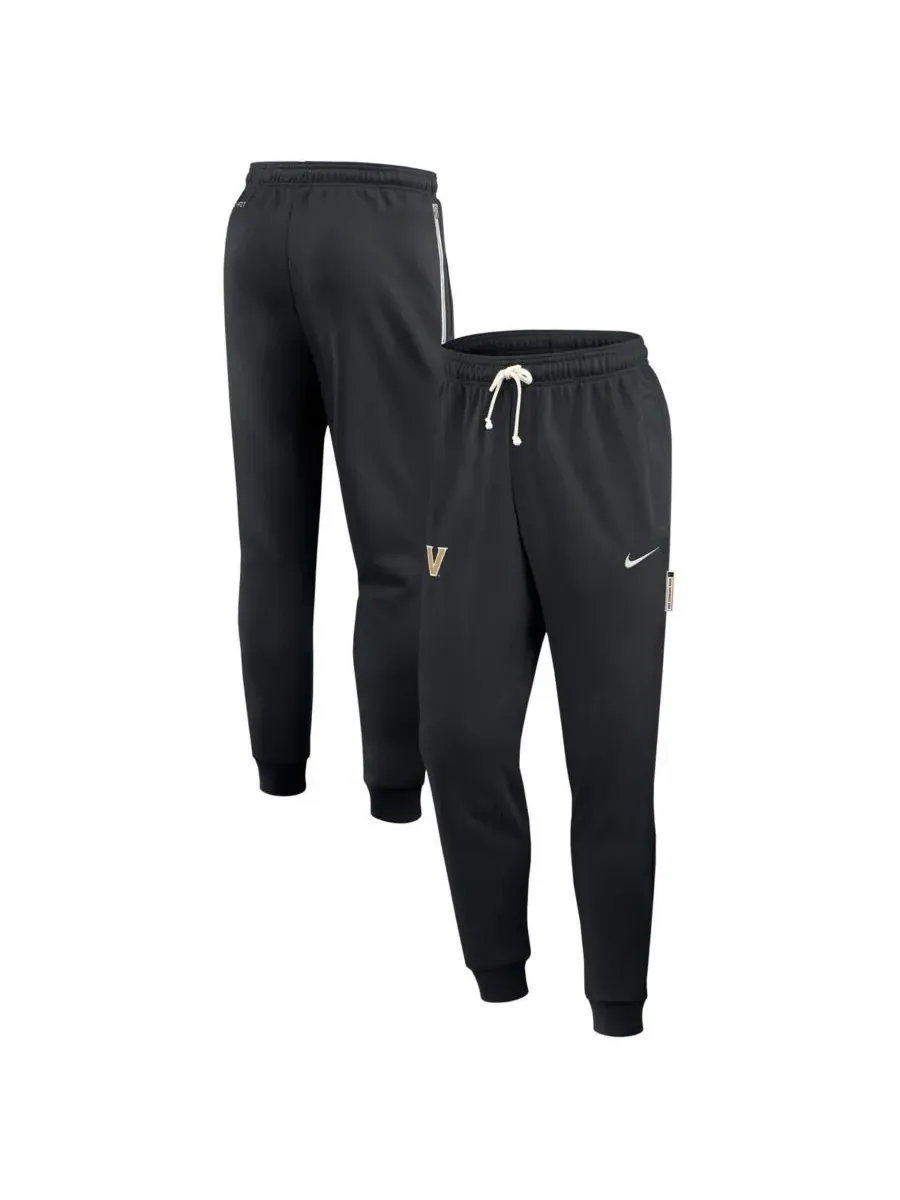 Nike Мужские черные спортивные штаны Vanderbilt Commodores 2025 Sideline Standard Issue Dri-FIT — изображение 1 из 3, черный