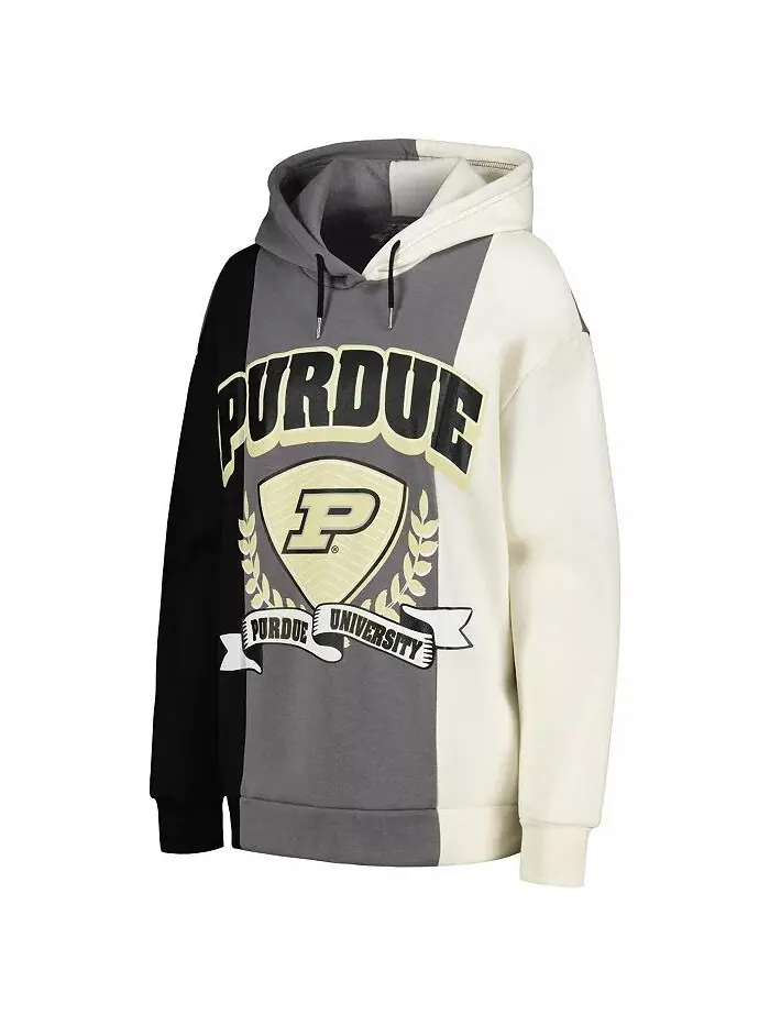 Женская черная толстовка Purdue Boilermakers Hall of Fame с цветными блоками Gameday Couture — изображение 3 из 3