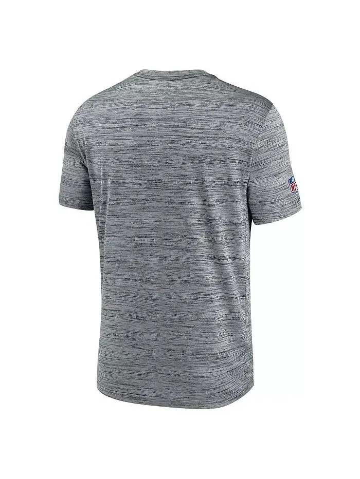 Футболка мужская Heather Gray Minnesota Vikings Velocity Alternate Logo Performance Nike — изображение 3 из 3