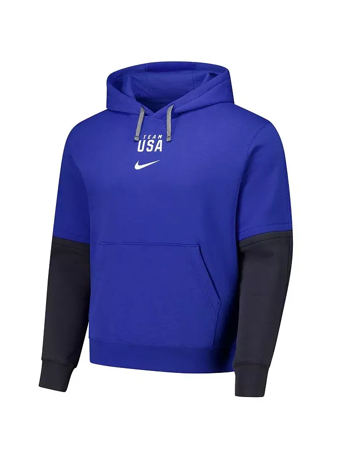 Мужская толстовка с капюшоном Royal Team USA Club Color Block Nike — изображение 3 из 3