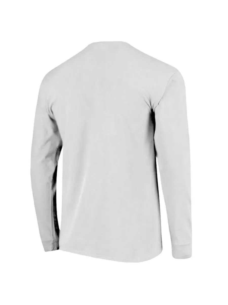 Футболка с длинным рукавом с принтом Tall Type Flag Long Sleeve T-Shirt Image One — изображение 2 из 3, белый