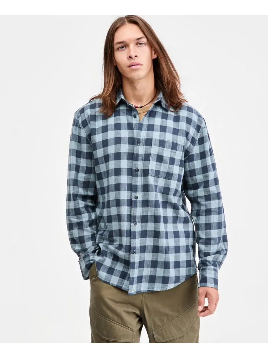Рубашка с длинным рукавом Drake Buffalo Plaid Sun + Stone, Fin Combo