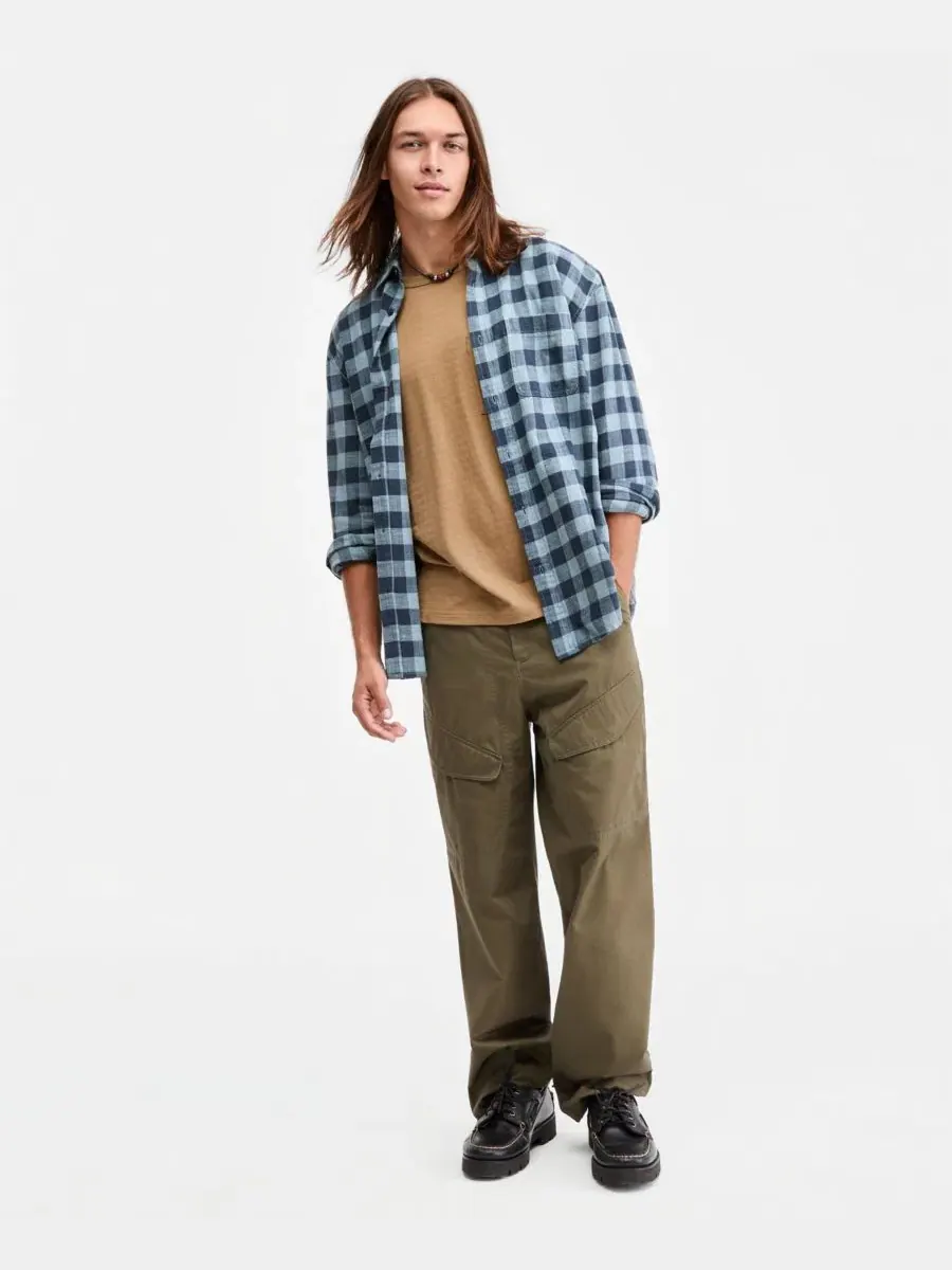 Рубашка с длинным рукавом Drake Buffalo Plaid Sun + Stone, Fin Combo — изображение 2 из 4