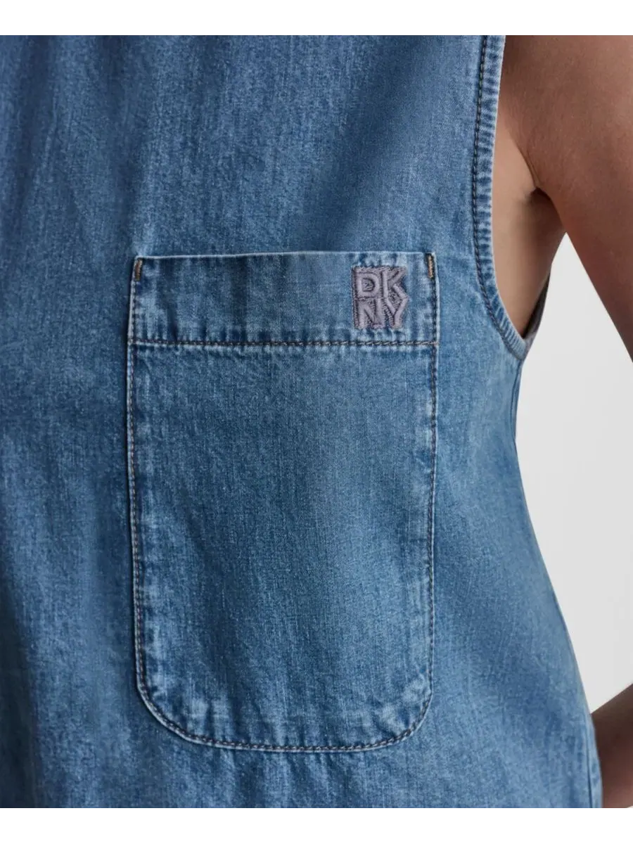 Женский топ без рукавов А-силуэта Dkny Jeans — изображение 5 из 7