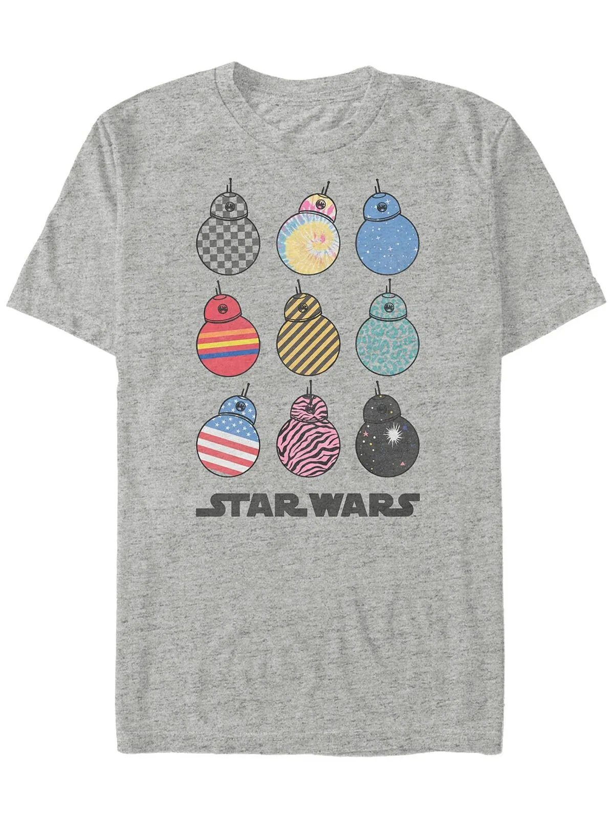 Мужская футболка star wars rise of skywalker crazy bb-8 Fifth Sun — изображение 1 из 1, серый