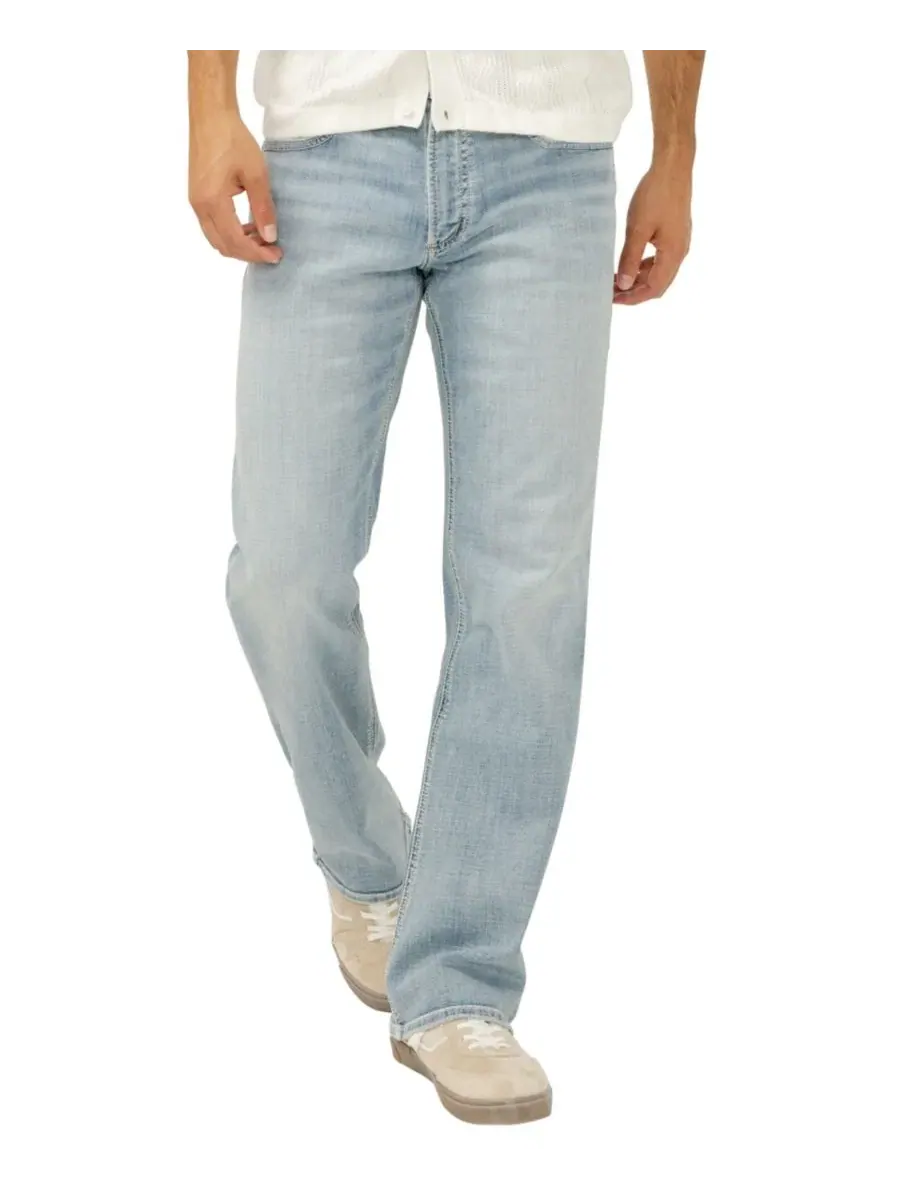 Джинсы свободного кроя Zac Relaxed Fit Straight Leg Silver Jeans Co., Laguna — изображение 1 из 4