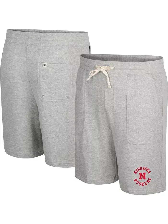 Мужские шорты из махровой ткани Heather Gray Nebraska Huskers Love To Hear This Terry Colosseum — изображение 1 из 3
