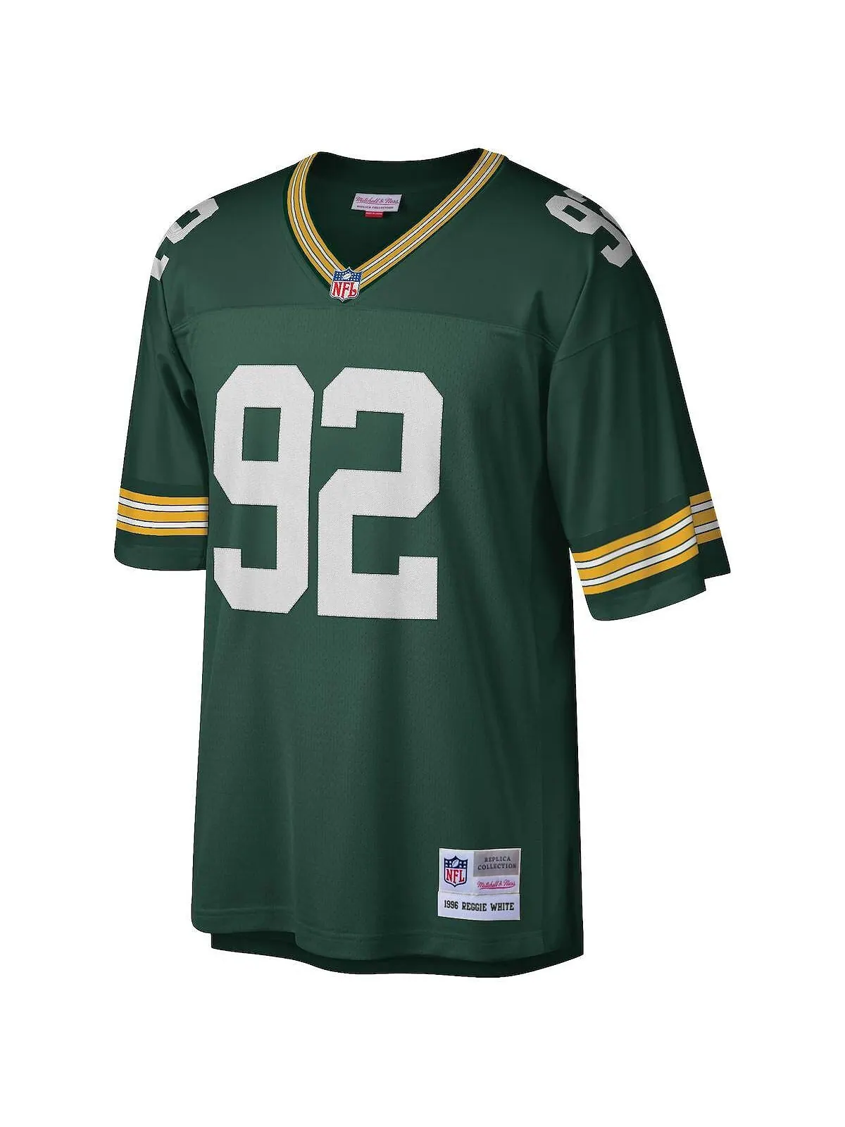 Мужская футболка Reggie White Green Green Bay Packers Big and Tall 1996 года, реплика вышедшего на — изображение 3 из 3
