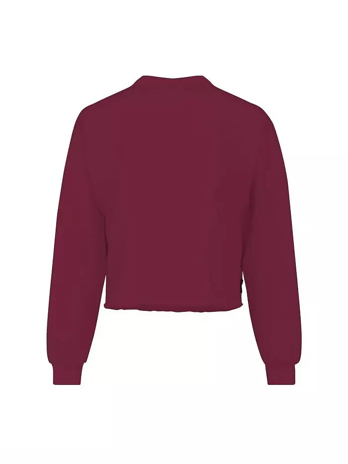 Женская укороченная футболка Garnet Florida State Seminoles с длинным рукавом Spirit Jersey — изображение 2 из 3